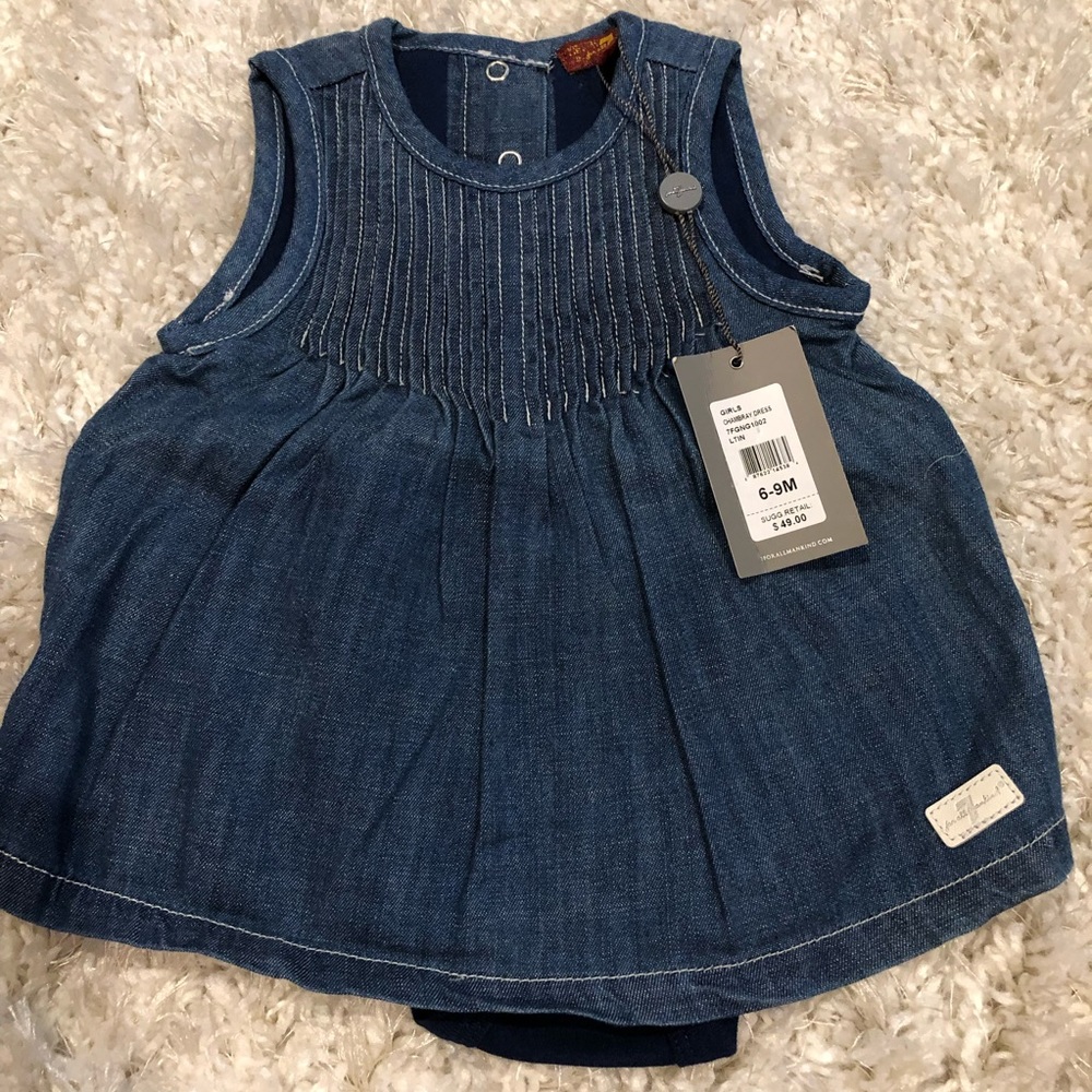 7 for all mankind romper 6-9 M (kms1)